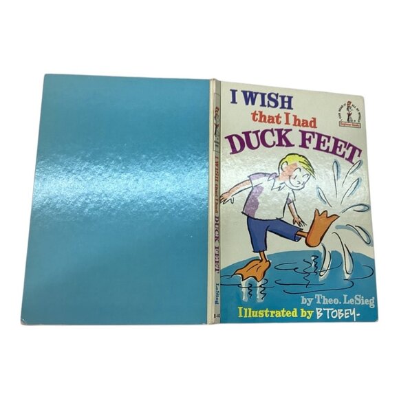 1st Edition I Wish That I Had Duck Feet‎ Hardcover Dust Jacket By Theo LeSieg - Picture 6 of 7